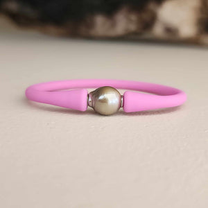 READY TO SHIP Unisex Civa Fiji Pearl Bracelet - Soft Stretch Rubber FJD$