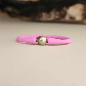 READY TO SHIP Unisex Civa Fiji Pearl Bracelet - Soft Stretch Rubber FJD$