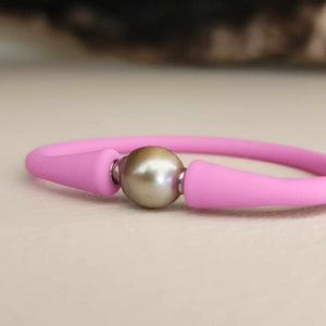 READY TO SHIP Unisex Civa Fiji Pearl Bracelet - Soft Stretch Rubber FJD$