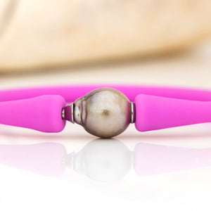 READY TO SHIP Unisex Civa Fiji Pearl Bracelet - Soft Stretch Rubber FJD$