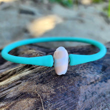 Load image into Gallery viewer, READY TO SHIP Unisex Shell Bracelet - Soft Stretch Rubber FJD$
