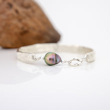 Load image into Gallery viewer, READY TO SHIP Civa Fiji Pearl Organic Cast Bracelet - 925 Sterling Silver FJD$
