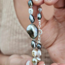 Load image into Gallery viewer, READY TO SHIP Civa Fiji Keshi &amp; Baroque Pearl Bracelet - 925 Sterling Silver FJD$
