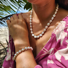 Load image into Gallery viewer, READY TO SHIP Freshwater Pearl Strand Necklace - 925 Sterling Silver FJD$
