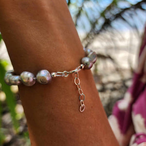 READY TO SHIP Freshwater Pearl Bracelet - 925 Sterling Silver FJD$