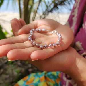 READY TO SHIP Freshwater Pearl Bracelet - 925 Sterling Silver FJD$