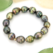 Load image into Gallery viewer, READY TO SHIP Stretch Fiji Saltwater Pearl Strand Bracelet FJD$
