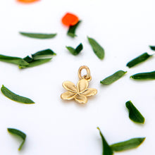 Load image into Gallery viewer, READY TO SHIP Frangipani Charm - 9k Solid Gold FJD$
