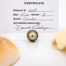 Load image into Gallery viewer, Fiji Loose Saltwater Pearl with Grade Certificate #3248 - FJD$
