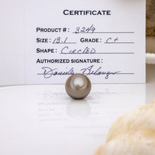 Load image into Gallery viewer, Fiji Loose Saltwater Pearl with Grade Certificate #3249 - FJD$
