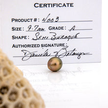 Load image into Gallery viewer, Fiji Loose Saltwater Pearl with Grade Certificate #4003 - FJD$
