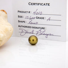 Load image into Gallery viewer, Fiji Loose Saltwater Pearl with Grade Certificate #4010 - FJD$
