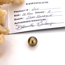 Load image into Gallery viewer, Fiji Loose Saltwater Pearl with Grade Certificate #4011 - FJD$
