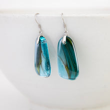 Load image into Gallery viewer, READY TO SHIP Loloma Glass Drop Earrings in 925 Sterling Silver - FJD$
