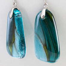 Load image into Gallery viewer, READY TO SHIP Loloma Glass Drop Earrings in 925 Sterling Silver - FJD$
