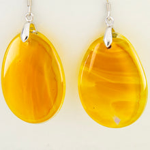 Load image into Gallery viewer, READY TO SHIP Loloma Glass Drop Earrings in 925 Sterling Silver - FJD$
