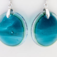 Load image into Gallery viewer, READY TO SHIP Loloma Glass Drop Earrings in 925 Sterling Silver - FJD$
