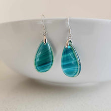 Load image into Gallery viewer, READY TO SHIP Loloma Glass Drop Earrings in 925 Sterling Silver - FJD$
