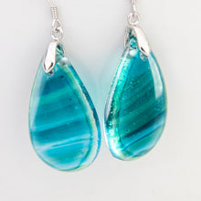 Load image into Gallery viewer, READY TO SHIP Loloma Glass Drop Earrings in 925 Sterling Silver - FJD$
