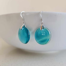 Load image into Gallery viewer, READY TO SHIP Loloma Glass Drop Earrings in 925 Sterling Silver - FJD$
