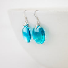 Load image into Gallery viewer, READY TO SHIP Loloma Glass Drop Earrings in 925 Sterling Silver - FJD$
