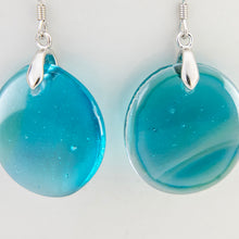 Load image into Gallery viewer, READY TO SHIP Loloma Glass Drop Earrings in 925 Sterling Silver - FJD$
