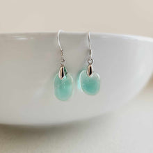 Load image into Gallery viewer, READY TO SHIP Loloma Glass Drop Earrings in 925 Sterling Silver - FJD$
