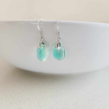 Load image into Gallery viewer, READY TO SHIP Loloma Glass Drop Earrings in 925 Sterling Silver - FJD$
