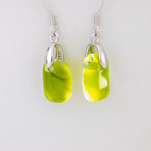 Load image into Gallery viewer, READY TO SHIP Loloma Glass Drop Earrings in 925 Sterling Silver - FJD$
