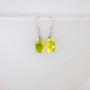 READY TO SHIP Loloma Glass Drop Earrings in 925 Sterling Silver - FJD$