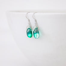 Load image into Gallery viewer, READY TO SHIP Loloma Glass Drop Earrings in 925 Sterling Silver - FJD$
