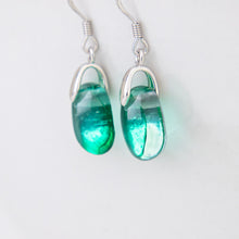 Load image into Gallery viewer, READY TO SHIP Loloma Glass Drop Earrings in 925 Sterling Silver - FJD$
