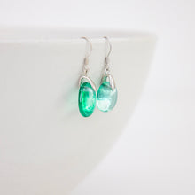 Load image into Gallery viewer, READY TO SHIP Loloma Glass Drop Earrings in 925 Sterling Silver - FJD$
