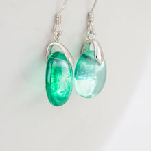 Load image into Gallery viewer, READY TO SHIP Loloma Glass Drop Earrings in 925 Sterling Silver - FJD$
