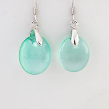 Load image into Gallery viewer, READY TO SHIP Loloma Glass Drop Earrings in 925 Sterling Silver - FJD$
