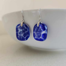 Load image into Gallery viewer, READY TO SHIP Loloma Glass Drop Earrings in 925 Sterling Silver - FJD$
