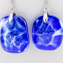 Load image into Gallery viewer, READY TO SHIP Loloma Glass Drop Earrings in 925 Sterling Silver - FJD$
