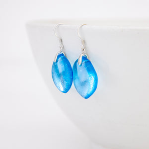 READY TO SHIP Loloma Glass Drop Earrings in 925 Sterling Silver - FJD$