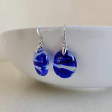 Load image into Gallery viewer, READY TO SHIP Loloma Glass Drop Earrings in 925 Sterling Silver - FJD$
