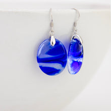 Load image into Gallery viewer, READY TO SHIP Loloma Glass Drop Earrings in 925 Sterling Silver - FJD$
