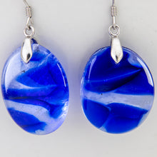 Load image into Gallery viewer, READY TO SHIP Loloma Glass Drop Earrings in 925 Sterling Silver - FJD$
