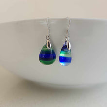 Load image into Gallery viewer, READY TO SHIP Loloma Glass Drop Earrings in 925 Sterling Silver - FJD$
