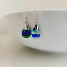 Load image into Gallery viewer, READY TO SHIP Loloma Glass Drop Earrings in 925 Sterling Silver - FJD$
