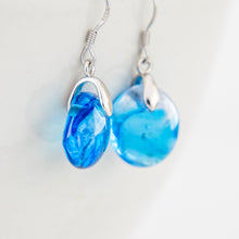 Load image into Gallery viewer, READY TO SHIP Loloma Glass Drop Earrings in 925 Sterling Silver - FJD$
