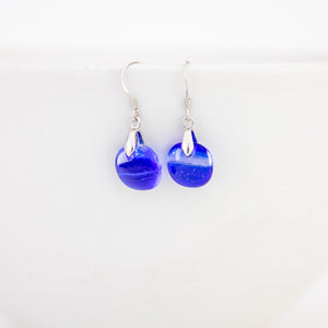 READY TO SHIP Loloma Glass Drop Earrings in 925 Sterling Silver - FJD$