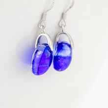 Load image into Gallery viewer, READY TO SHIP Loloma Glass Drop Earrings in 925 Sterling Silver - FJD$
