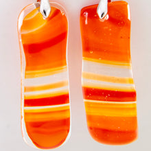 Load image into Gallery viewer, READY TO SHIP Loloma Glass Drop Earrings in 925 Sterling Silver - FJD$
