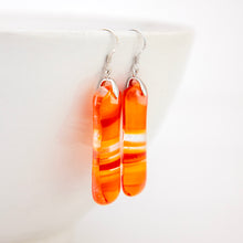 Load image into Gallery viewer, READY TO SHIP Loloma Glass Drop Earrings in 925 Sterling Silver - FJD$
