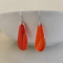 Load image into Gallery viewer, READY TO SHIP Loloma Glass Drop Earrings in 925 Sterling Silver - FJD$
