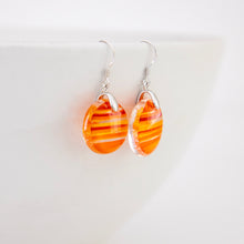 Load image into Gallery viewer, READY TO SHIP Loloma Glass Drop Earrings in 925 Sterling Silver - FJD$
